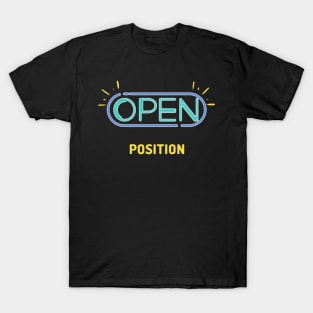 Open Position Artwork 2 T-Shirt